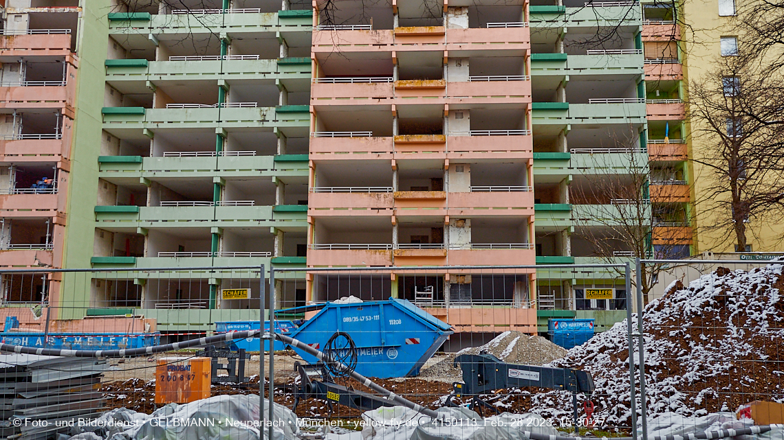 28.02.2023 - Sanierung in der Kurt-Eisner Straße Neuperlach